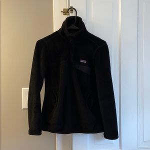 Black Patagonia Synchilla Retool Snap T